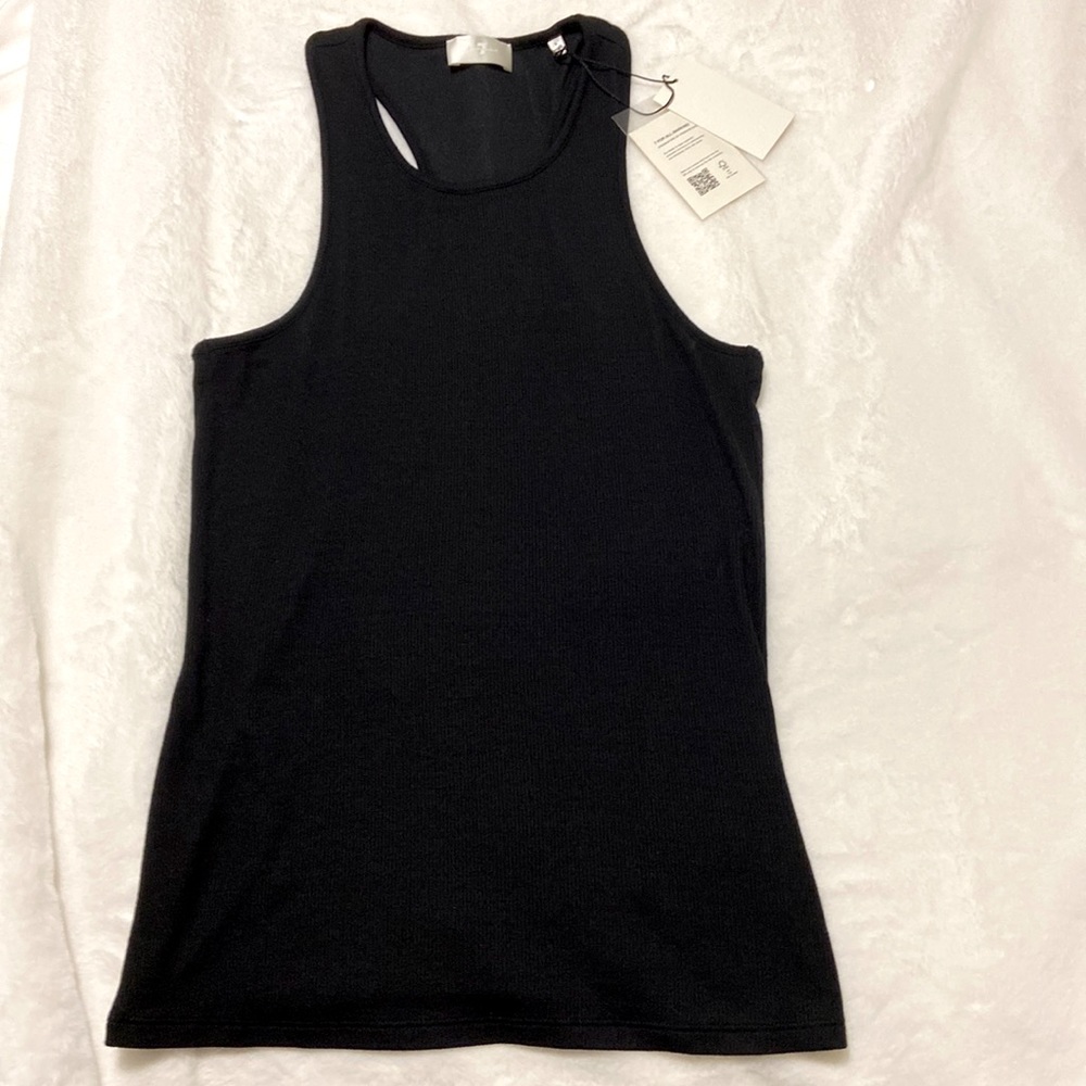 7 for all mankind racer back tank top Large NWT